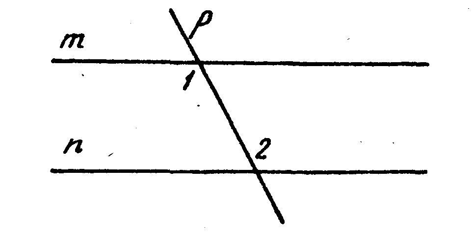 На рисунке m и n параллельны найдите величину угла 1