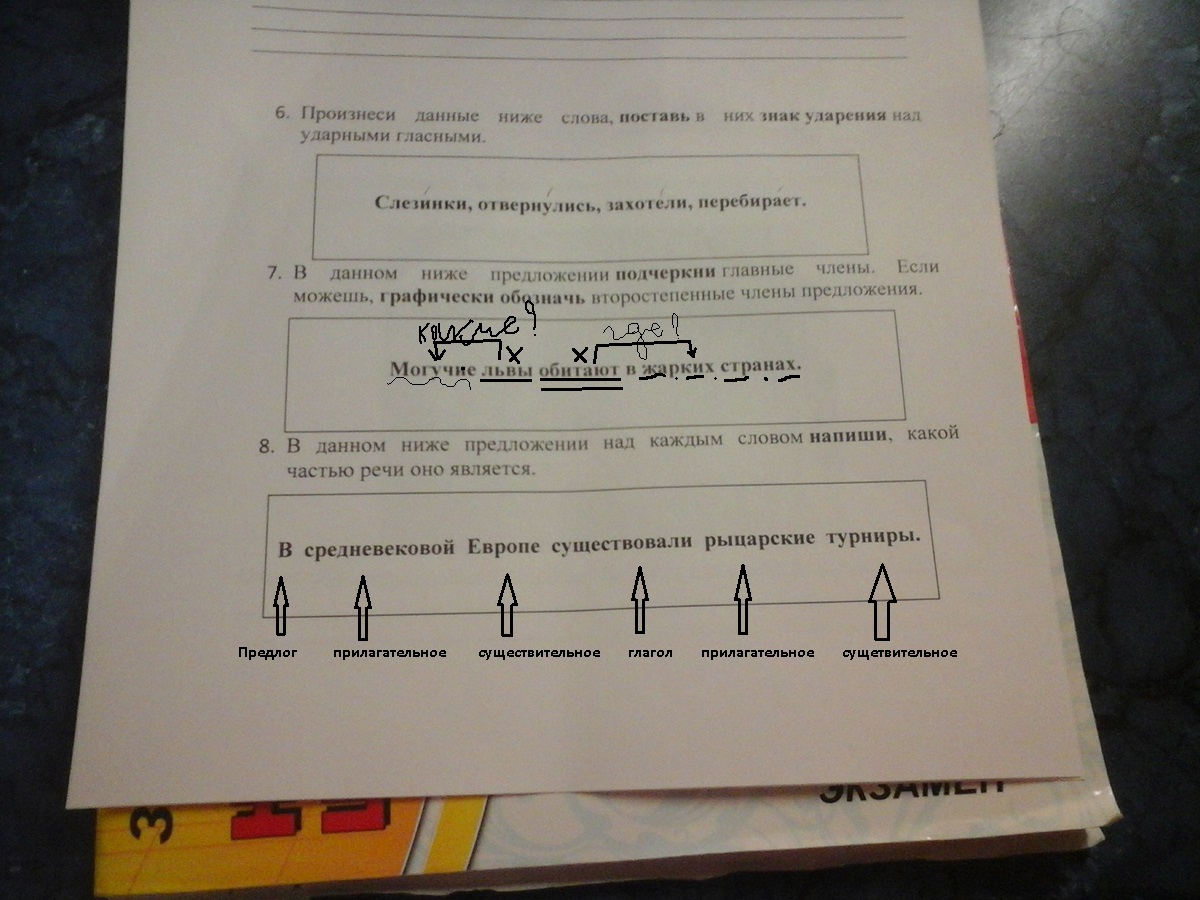 8 класс контрольная работа по русскому тема второстепенные члены фото 111