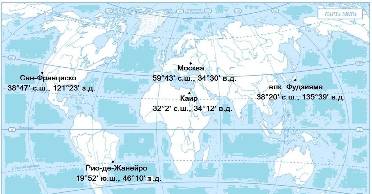 Широта рио в градусах. Подпишите на карте г Москва Каир Пекин Рио де Жанейро. Координаты:Москвы,Нью Йорка Мехико раннеры Рио де Жанейро Каир Дели.