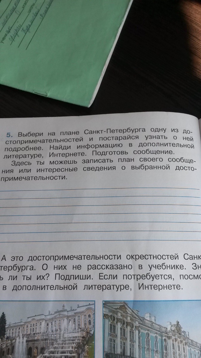 Выбери на плане санкт петербурга одну из достопримечательности