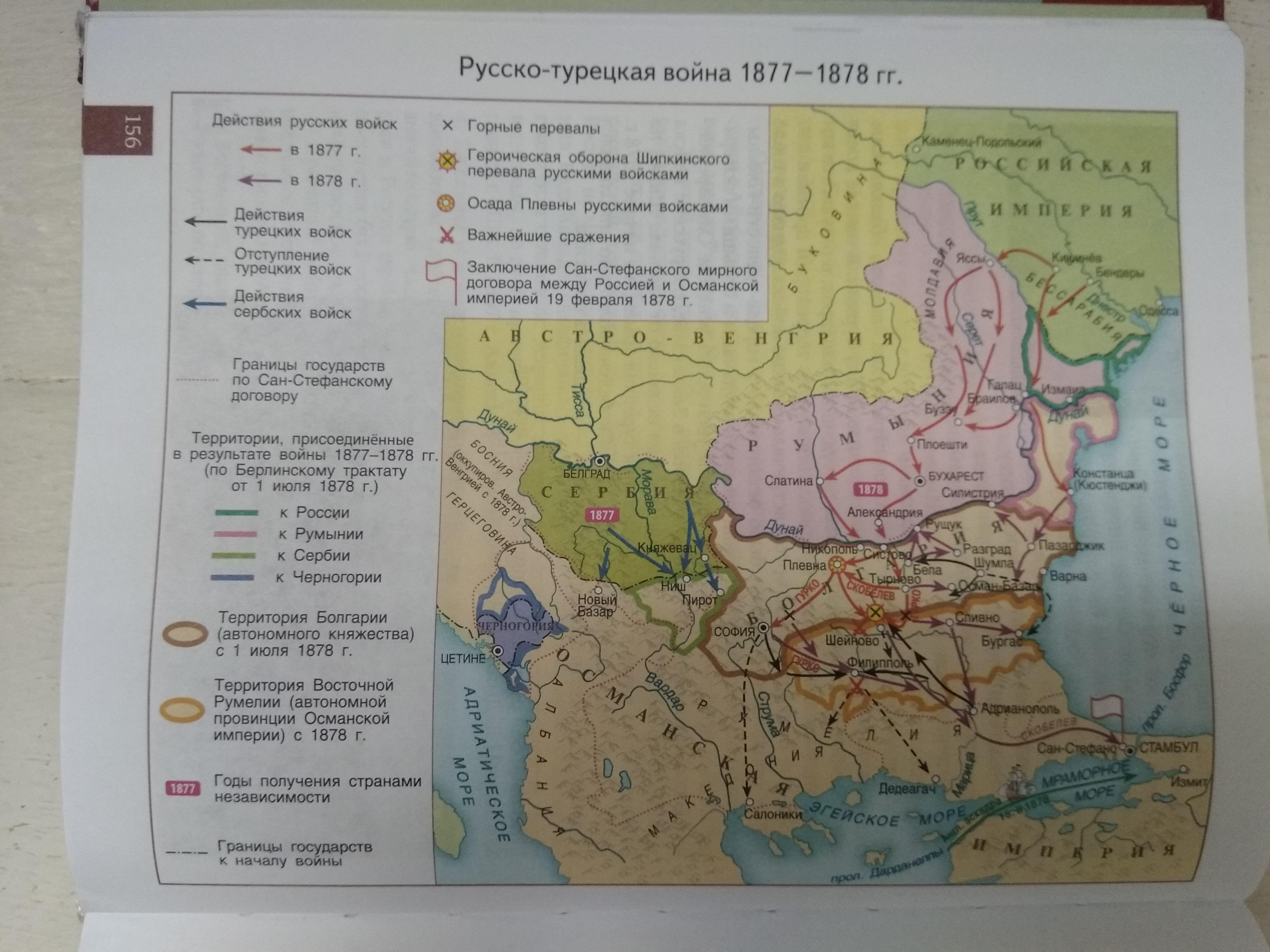 Русско турецкая 1877 1878 карта. Карта по русско турецкой войне 1877 1878.