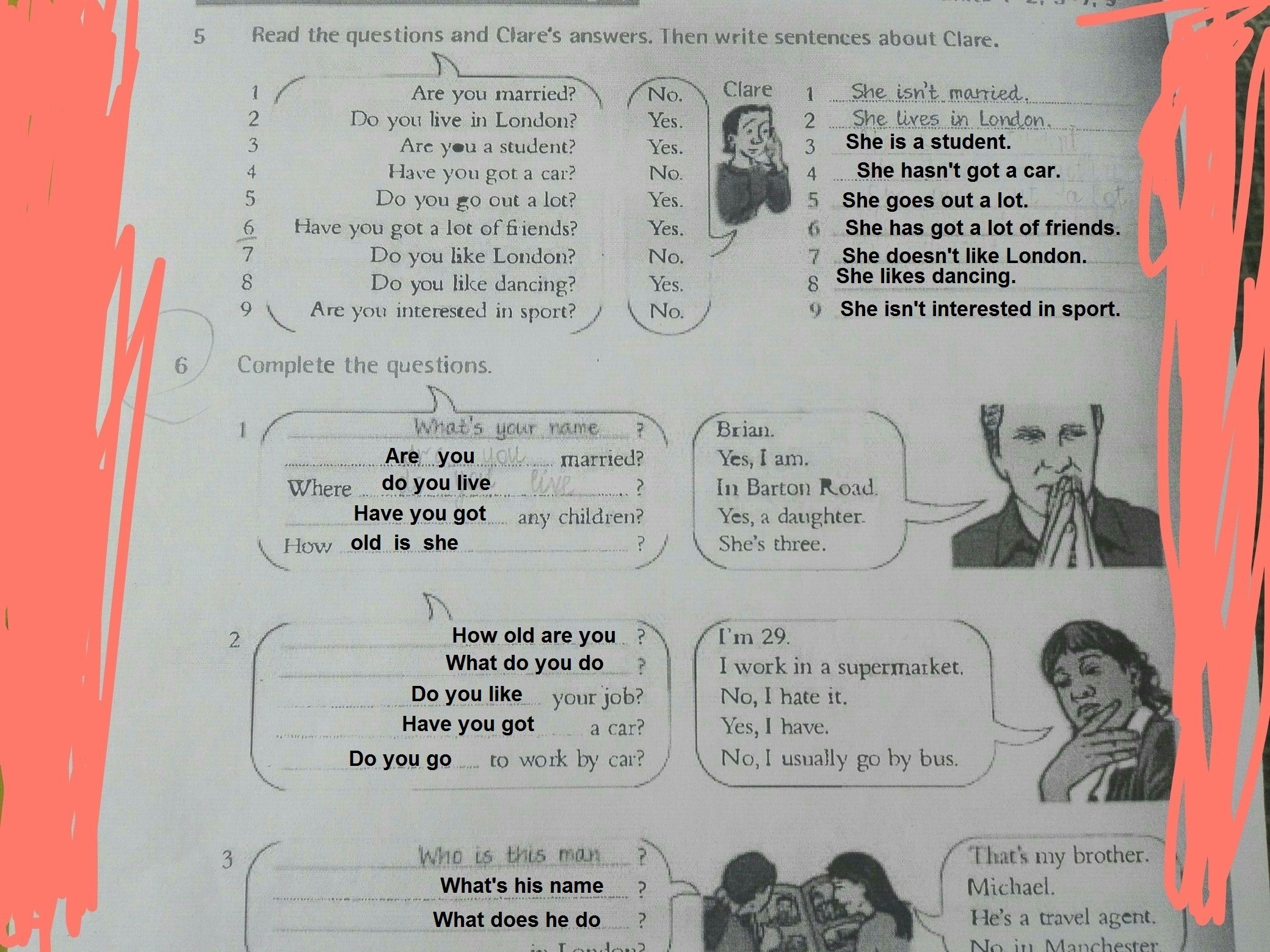 My friend live lives in london. Write questions and answers. Read and answer the questions перевод. Английский язык answer the questions ответы на вопросы. Read and answer the questions for Kids.