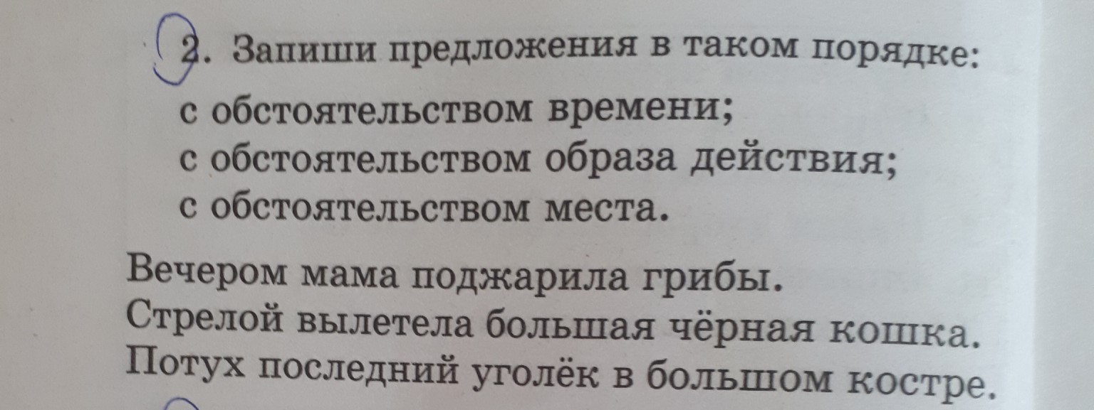 Он вернулся домой поздно обстоятельство образа действия. Вечером мама поджарила грибы разбор предложения. Вечером мама поджарила грибы разбор предложения сборник.