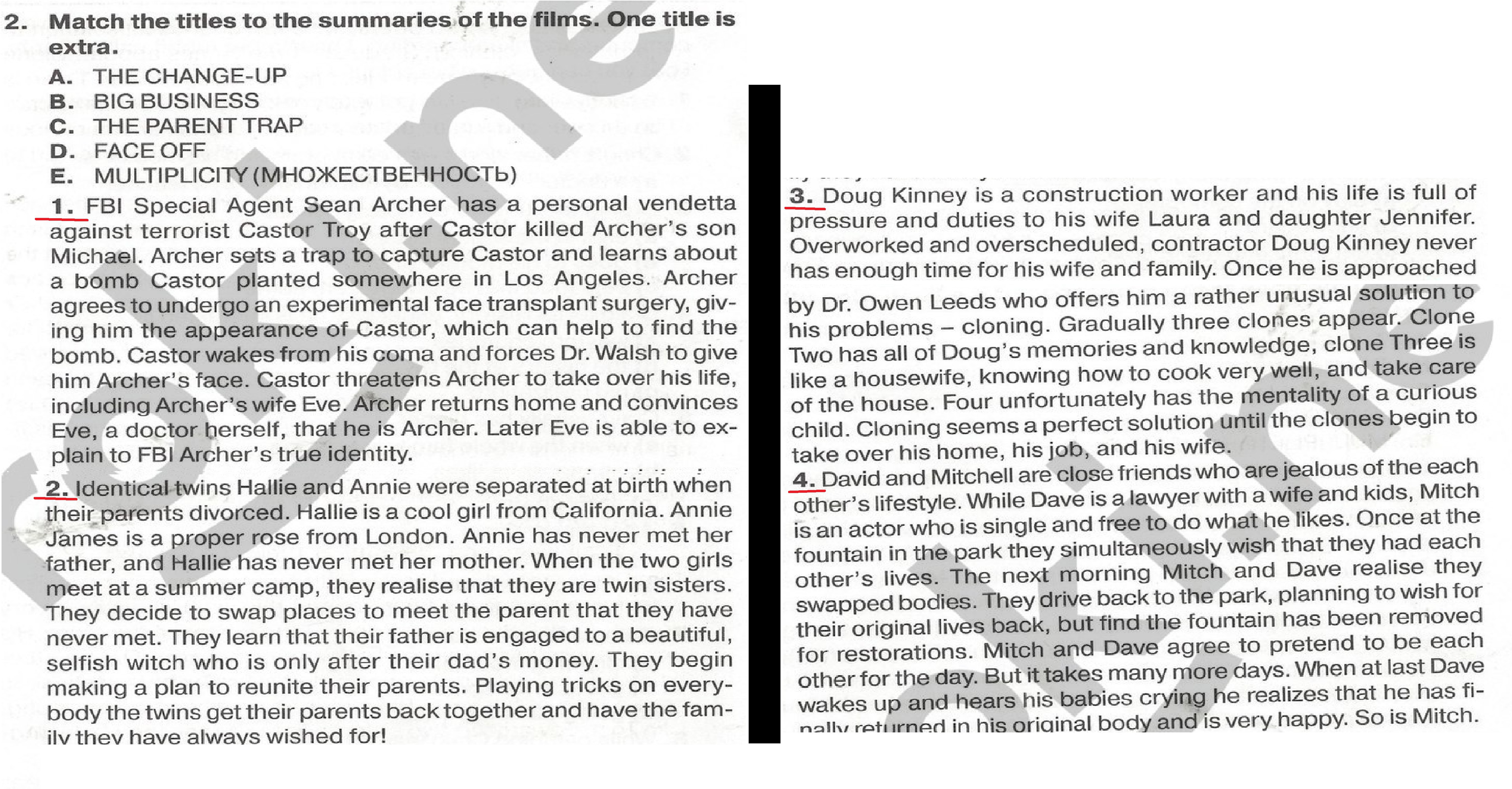 Read the title of the text. Match the titles to the texts one title is Extra 5 класс the German. Match the titles to the Hotel descriptions one title is Extra ответы 5 класс. Read the text and Match the titles to the paragraphs one title is Extra перевод на русский. Match the titles to the texts one title is Extra.