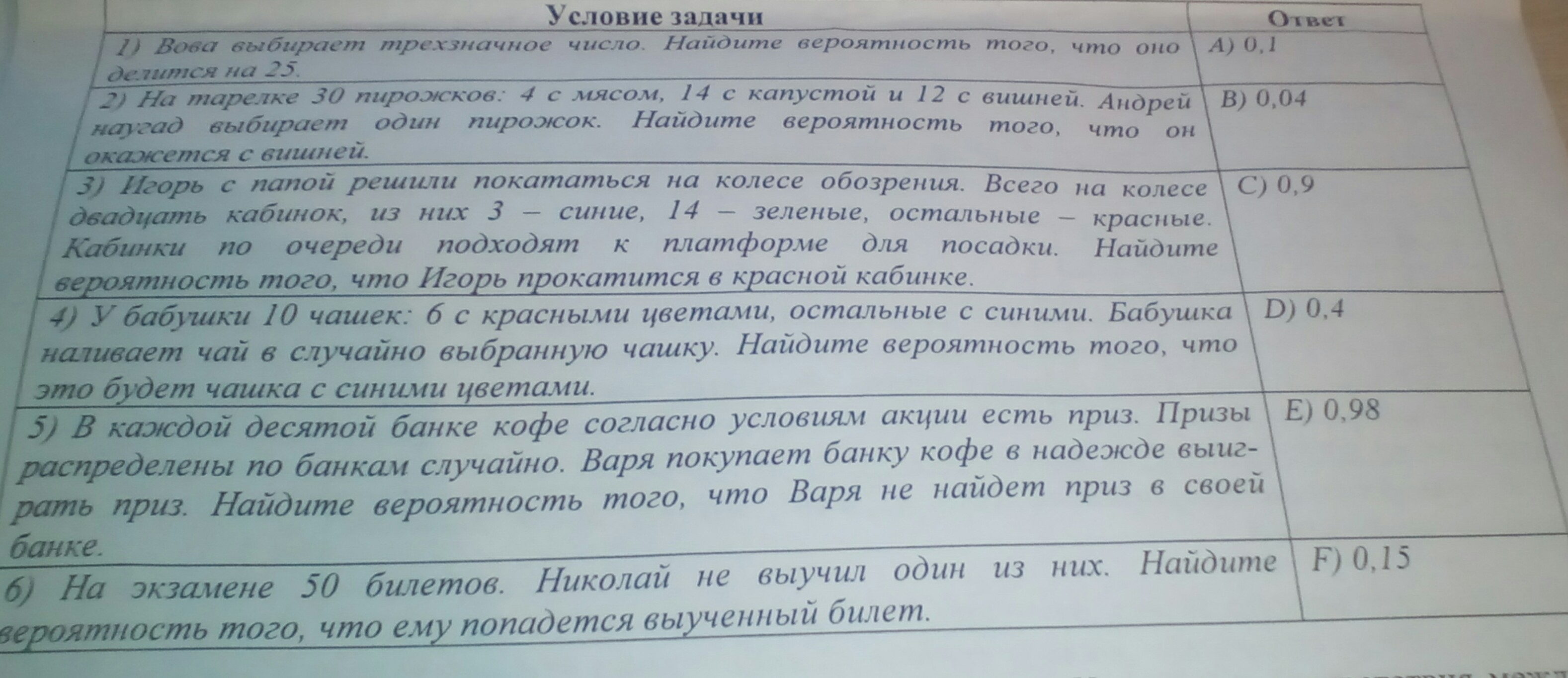 В каждой 25 банке кофе согласно условиям