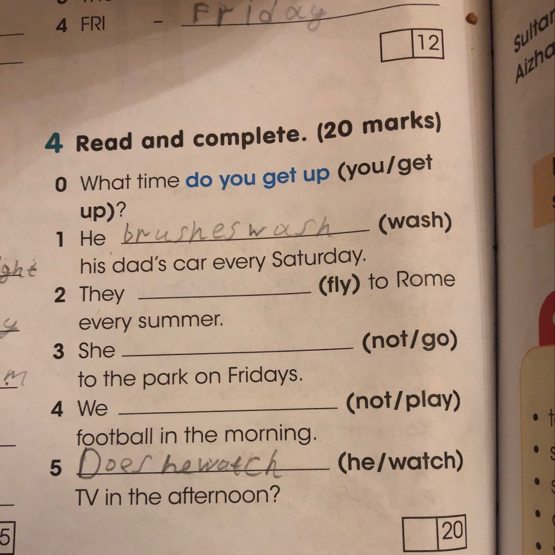 Ответы he. Read and complete 4 класс. What time do you get up ответ. Read and complete ответы. Read and complete 25 Marks 3 класс.