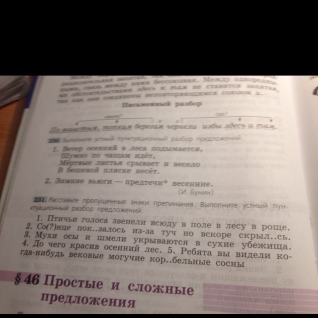 Птичьи голоса звенели всюду в поле в лесу в роще синтаксический разбор предложения со схемой