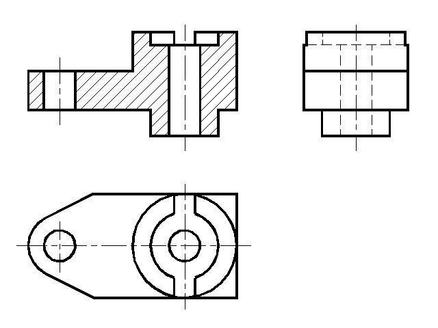 Чертеж с 3 сторон