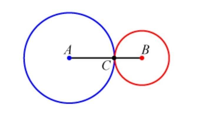 Две окружности перпендикулярны