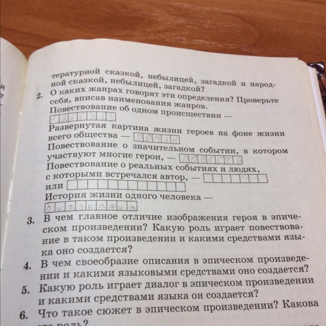 В чем своеобразие изображения героя в эпическом произведении