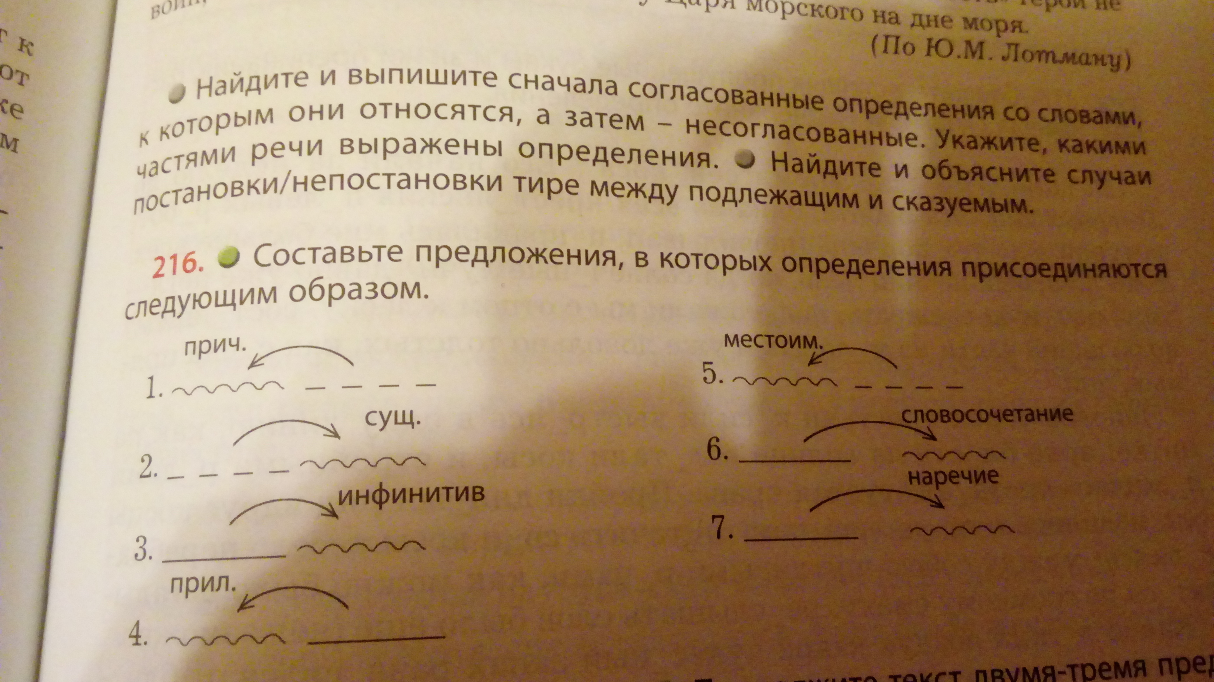 В лесной школе шишка заменяет цифру 0. Согласованное определение в арабском языке.