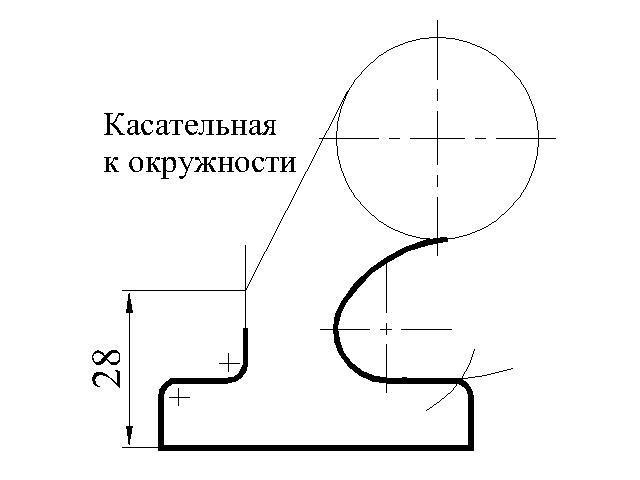 Сопряжение поверхностей. Элементы сопряжения. Сопряжения поверхностей разной формы это. Чертеж плоской детали с элементами сопряжения.