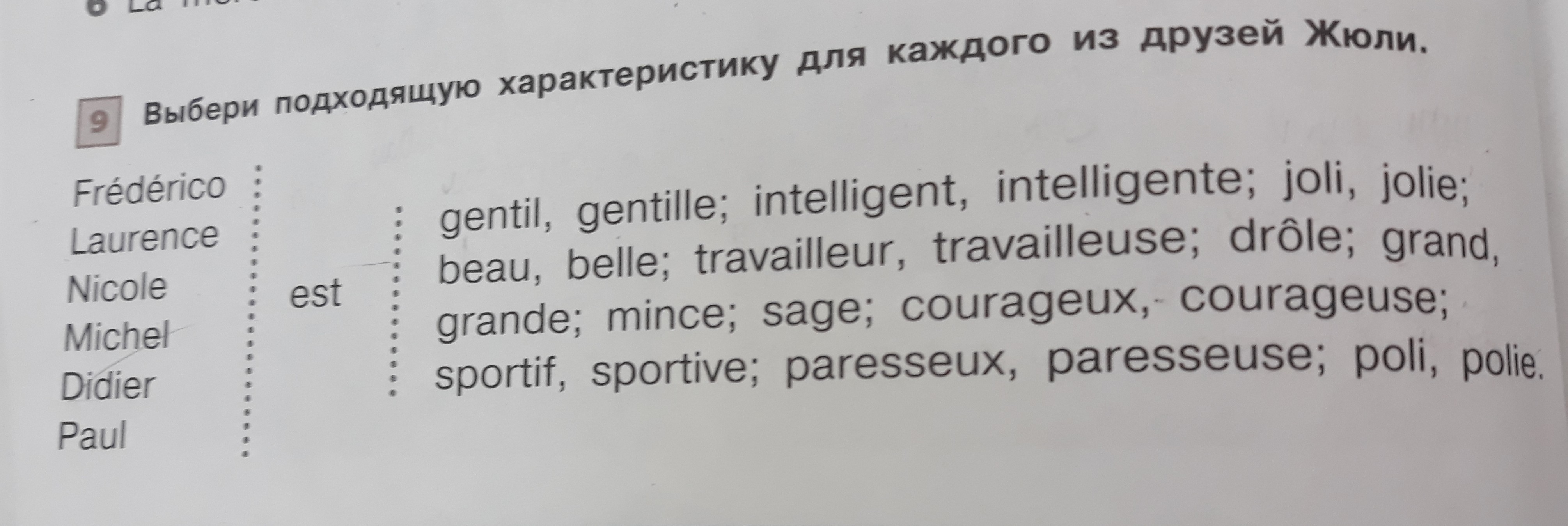 Уроки французского текст 6 класс с ответами. Друг Жули из французского языка 6 класс Фредерико.