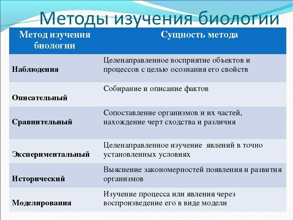 Методы биологических исследований таблица. Методы изучения биологии 5 класс сущность метода. Методы изучения биологии таблица. Методы изучения биологии 10 класс кратко.