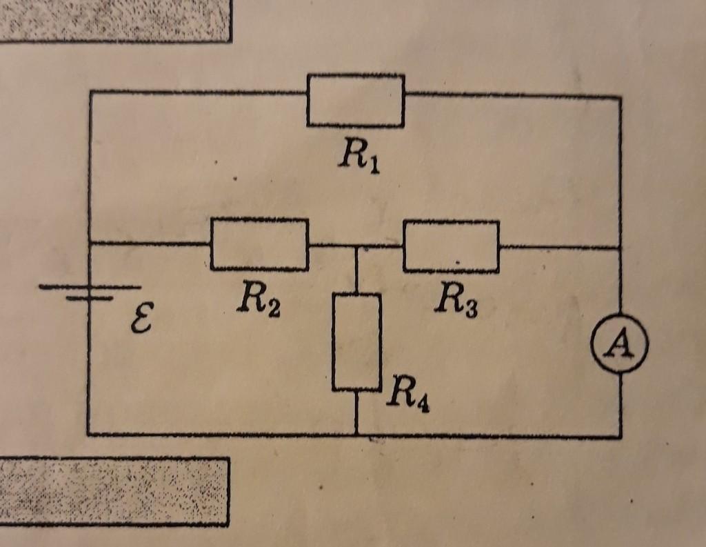 Идеальный амперметр и 3 резистора. Электрическая цепь r1 r2 амперметр. Электрическая цепь 4 амперметра и r1 r2 r3 r4. Электрическая цепь r1 r2 r3 r4. Сопротивления r1=r2=r3=10 ом.