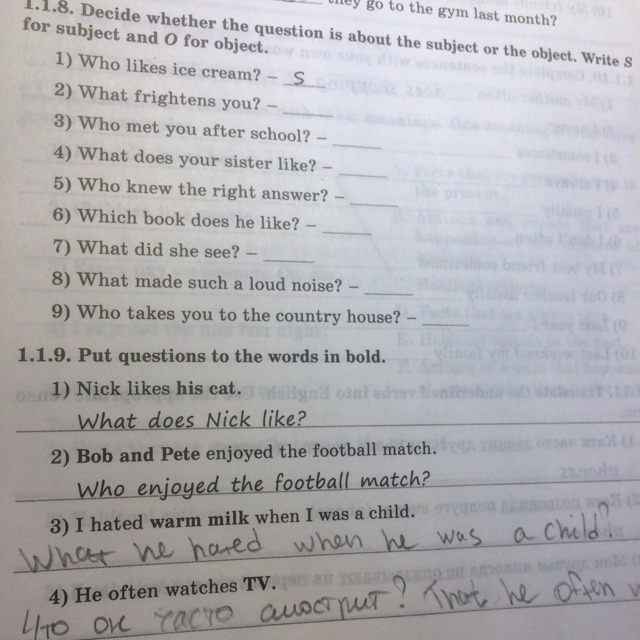 Nick likes. Put questions to the Words in Bold. Put questions to the Words in the italics перевод. Questions about Football Match. Ask questions to the Words in Bold 5 класс.