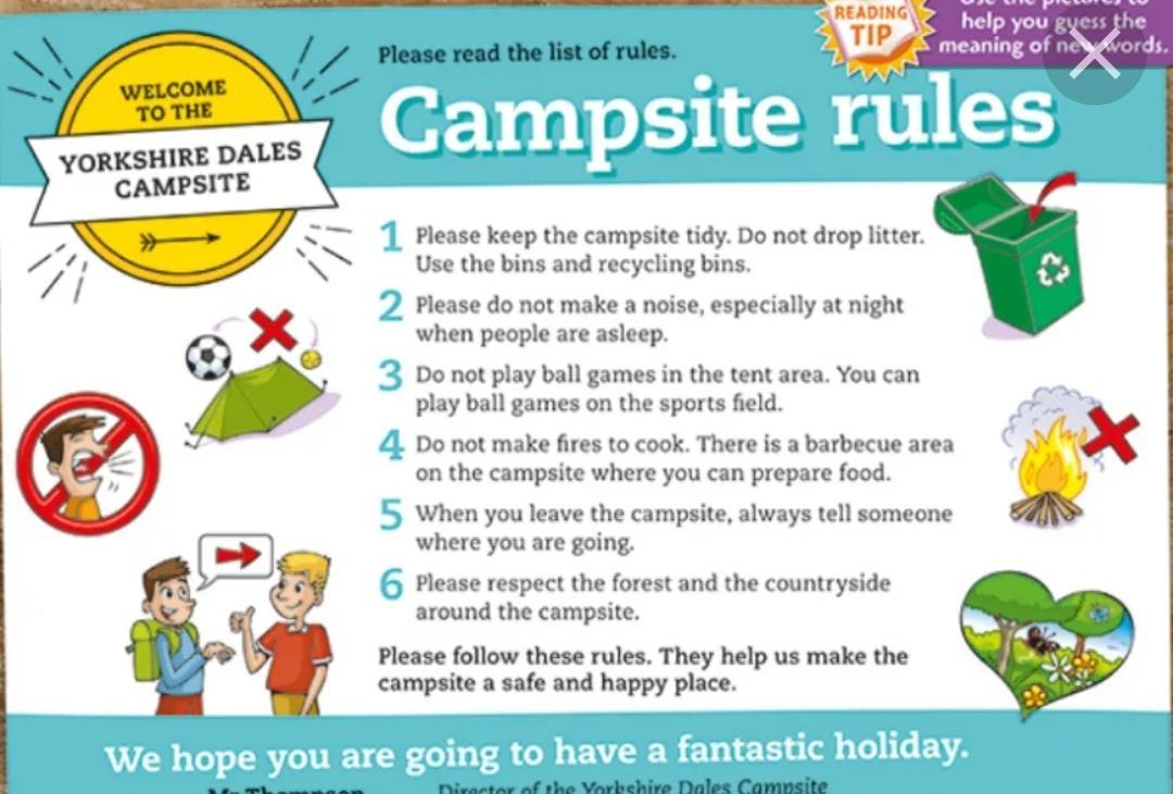 Camping rules. Campsite Rules правила. Campsite Rules 10 правил. Camp Rules for Kids.