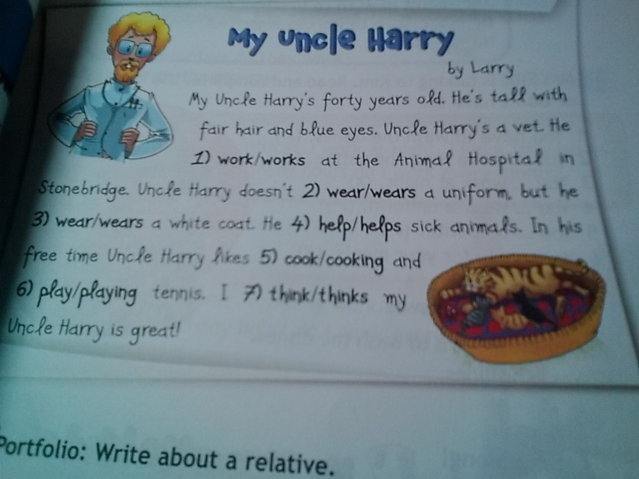 Write на русский язык. Uncle Harry 4 класс. Uncle Harry перевод. My Uncle Harry 4 класс. Проект по английскому языку 4 класс my Uncle Harry.