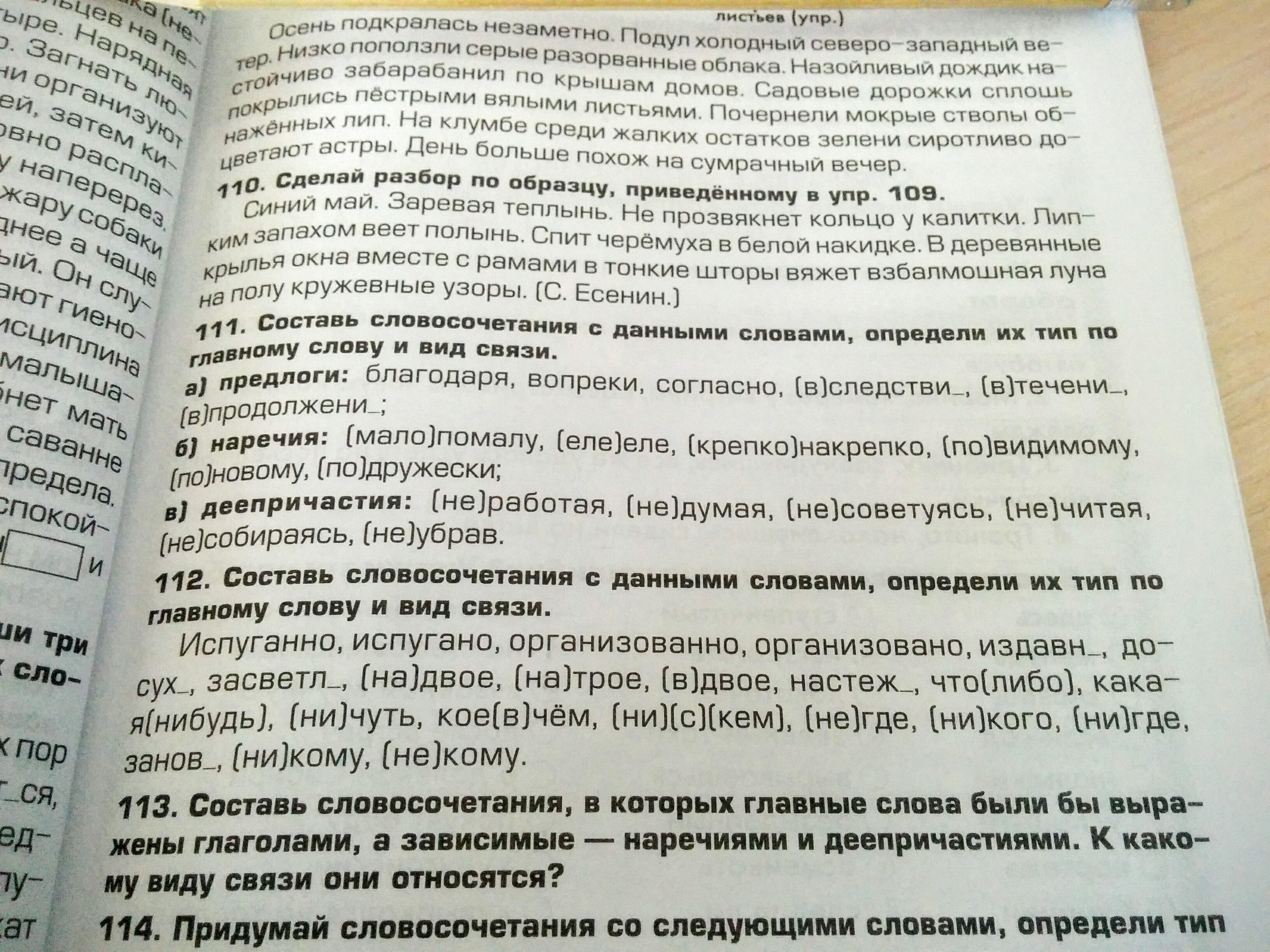 Русский язык 111. Тест 25 русский 6 класс стр 111-112.