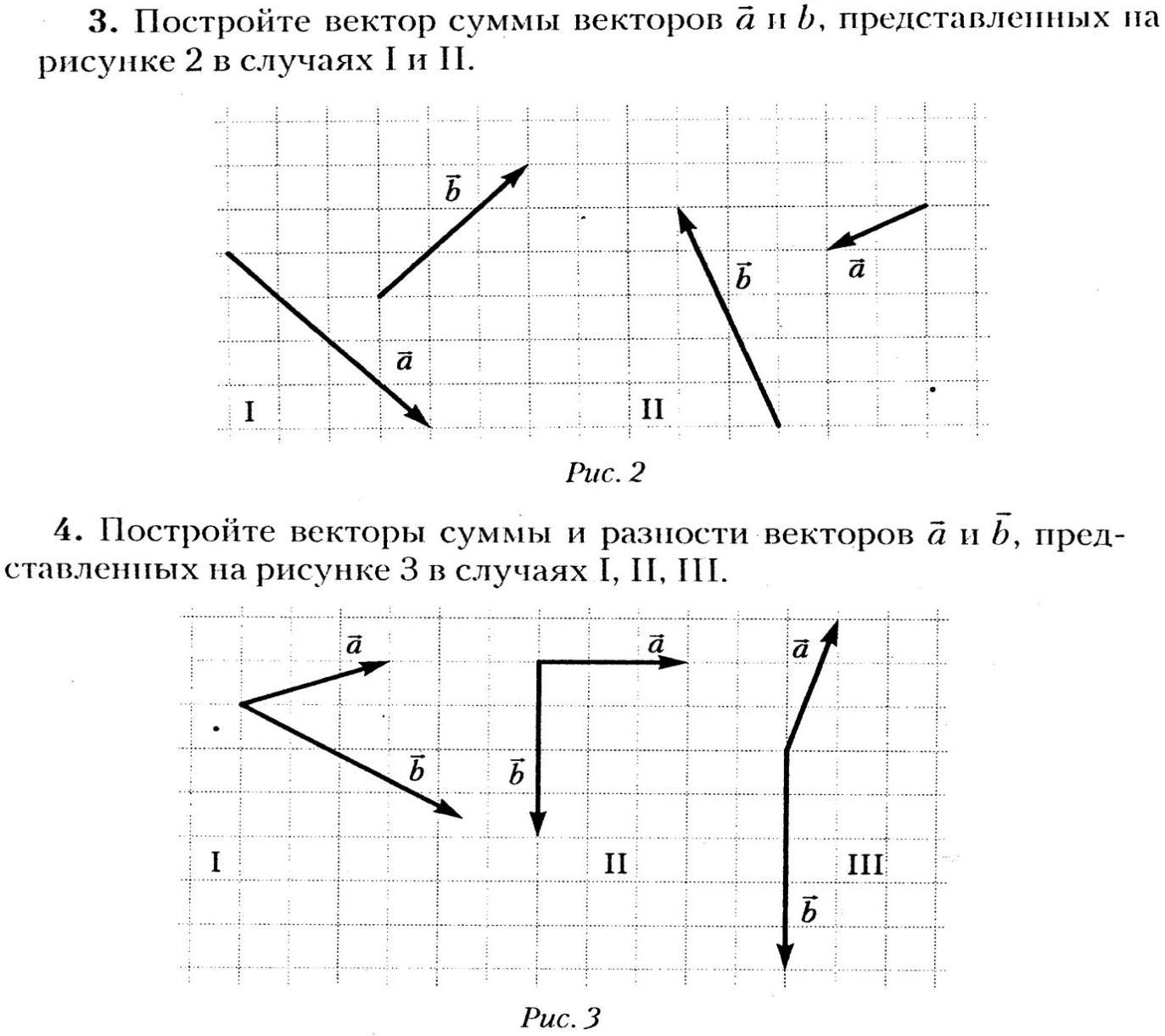 Определите какие движения изображены на рисунках. Построение векторов. Задания на сложение векторов. Задание вектор. Задания на построение суммы векторов.