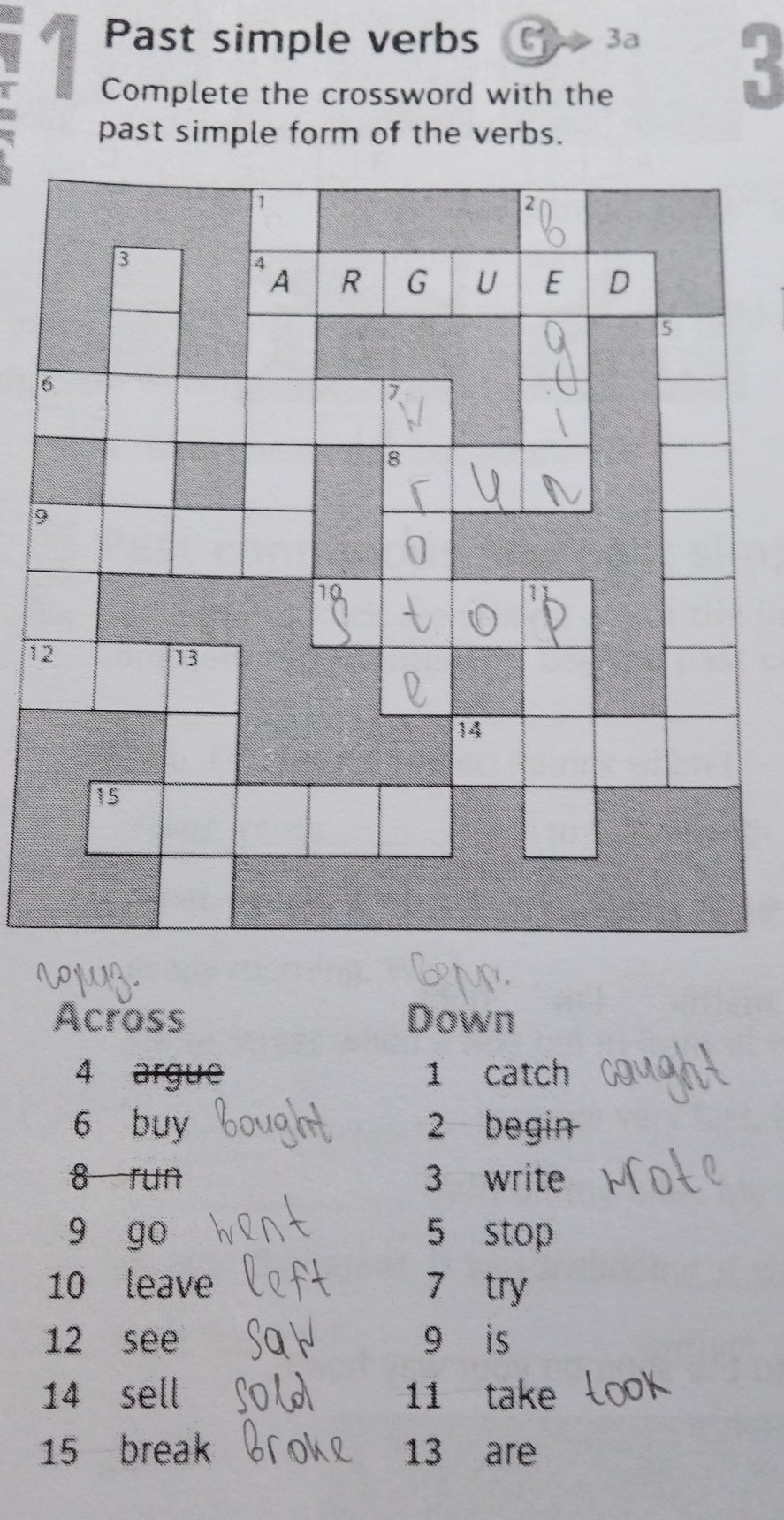 Simpler crossword