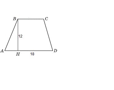 Равнобедренная трапеция высота 12. Тупой угол равнобедренной трапеции. Высота трапеции из вершины. Высота трапеции делит. Тупой угол трапеции.