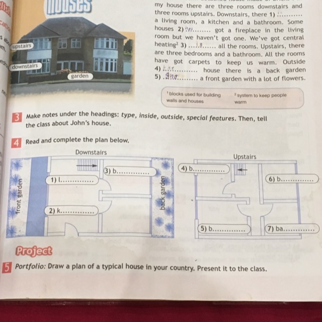 There were three in the room. Downstairs перевод. Upstairs downstairs перевод. Read and complete the Plan below.